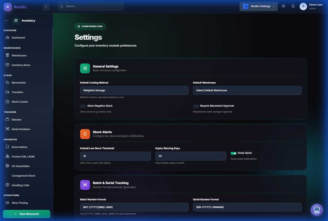 Customizable invoicing settings and templates