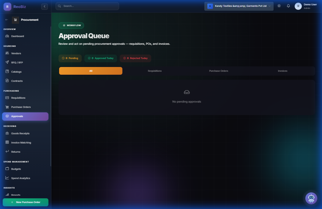 Approval Workflows with multi-level routing