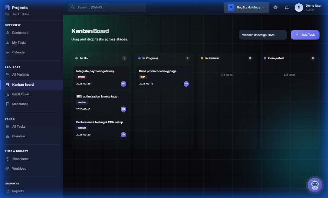Kanban Board - Visual task management
